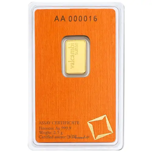2.5g Valcambi Minted Gold Bar (2)