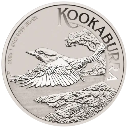 2026 1KILO Australian Perth Mint Silver Kookaburra