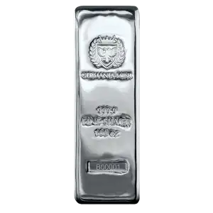 100oz Germania Mint Silver Bar (2)